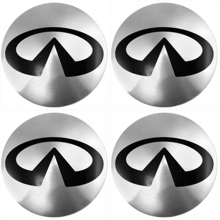 Наклейки на диски Infiniti steel сфера 60 мм   