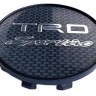 Колпачок на литые диски Toyota TRD 58/50/11 карбон/синий