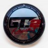 Заглушка литого диска GT-2 RACING 68/65/12 черный с хромом