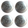 Наклейки на диски Toyota silver сфера 56 мм