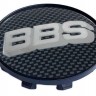 Колпачок на литые диски BBS 58/50/11 карбон/хром 