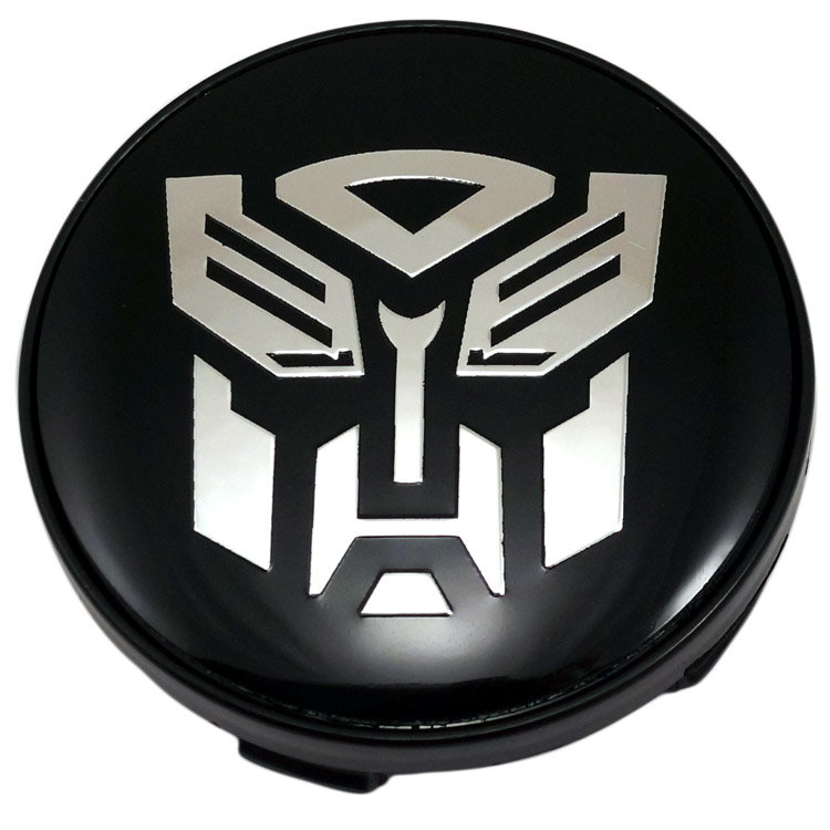 Колпачки для дисков Transformers 60/56/9 черный+хром