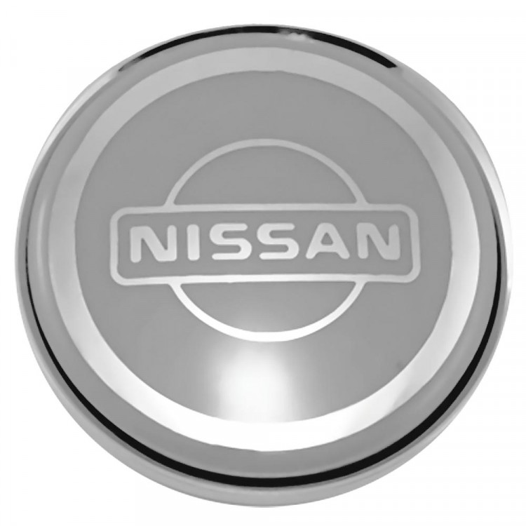Колпачки на диски 62/56/8 со стикером Nissan серый