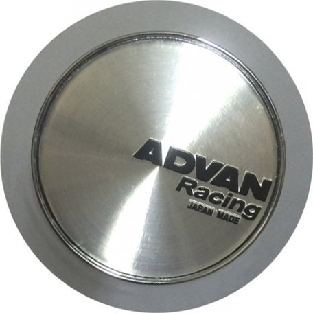Колпачок на литые диски ADVAN Racing  65/60/8 конус хром-серебро