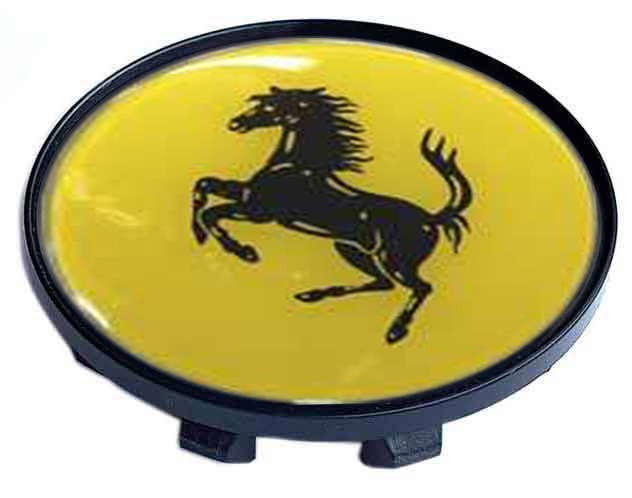 Колпачок на литые диски Ferrari 58/50/11 желтый/черный