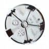 Колпачок на диски Citroen 68/57/12 черный  хромированный 