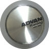 Колпачок на литые диски ADVAN Racing АЛ1855 65|60|7 конус хром-черный