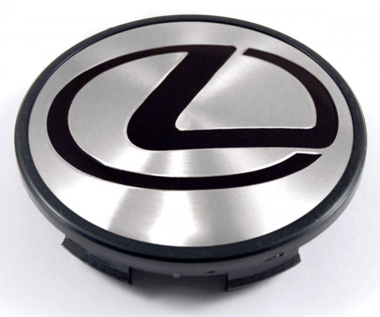 Колпачок на литые диски Lexus 65/60/10 цвет металл черный