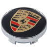 Колпачок на диски Porsche 60|56|9 хром-черный