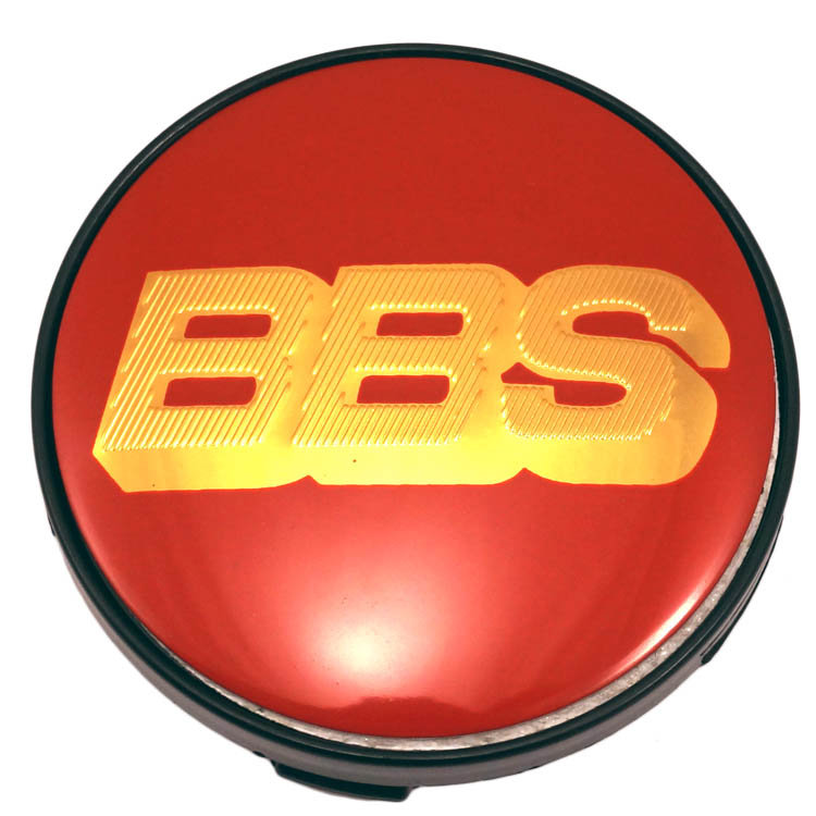 Колпачки для дисков BBS 60/56/9 черный + красный