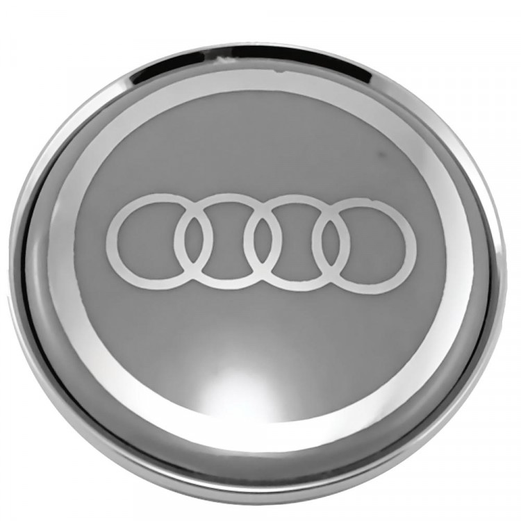 Колпачки на диски 62/56/8 со стикером Audi серый