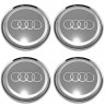 Комплект ступичных колпачков
Audi 62/56/8 серый+хром