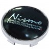 Колпачок на диски Nissan Nismo 60/56/9 черный 
