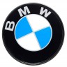 Колпачок на диски BMW 50/42/15 black+blue  