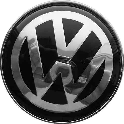 Колпачок на диски Volkswagen 68/57/12 черный хромированный 