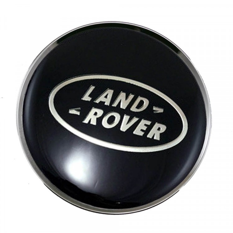 Колпачки на диски 62/56/8 со стикером Land Rover черный