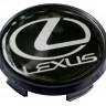 Заглушка ступицы Lexus 66/62/10 black