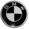 Колпачок на диски BMW 60/55/7 черный/хром
