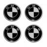 Колпачок на диски BMW 60/55/7 черный/хром