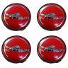 Колпачки для дисков  Ford Motorcraft WOLF60/56/9 красный