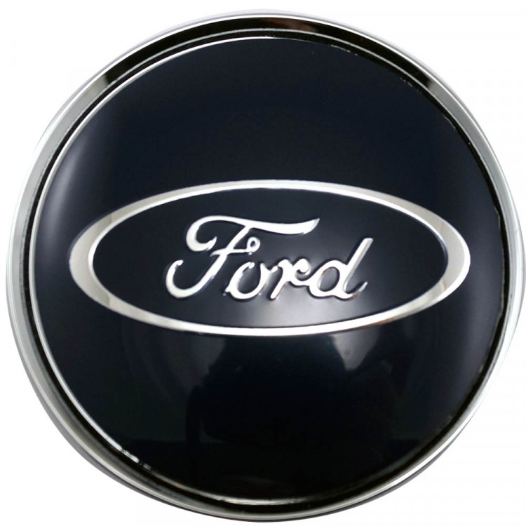 Колпачки на диски 62/56/8 со стикером Ford черный