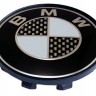 Колпачок на литые диски BMW 58/50/11 черный/карбон