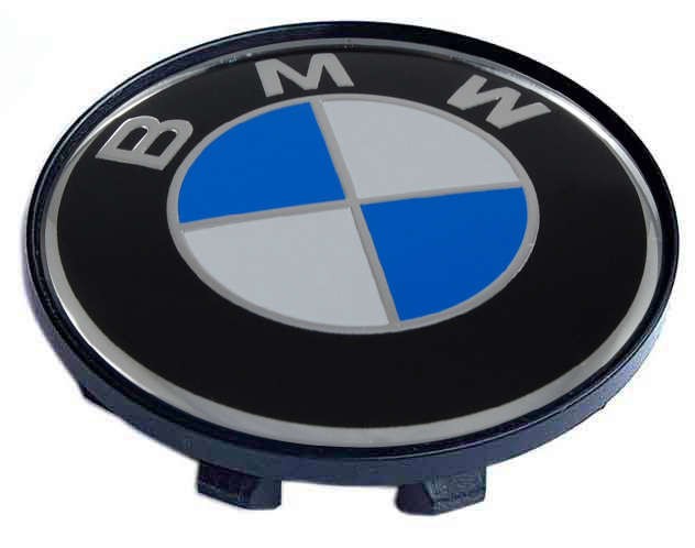 Колпачок на литые диски BMW 58/50/11 хром с каймой