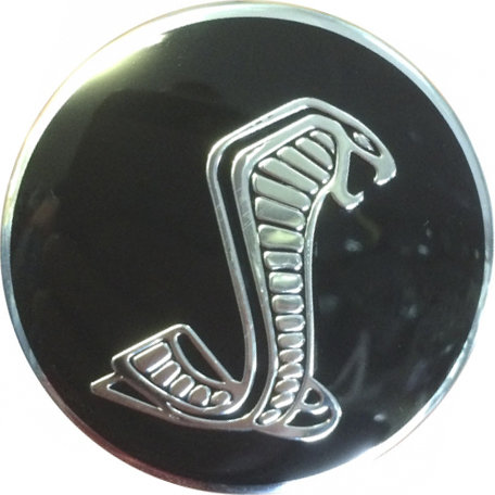  Колпачок на диски Ford Shelby 54/51/9 черный-хром