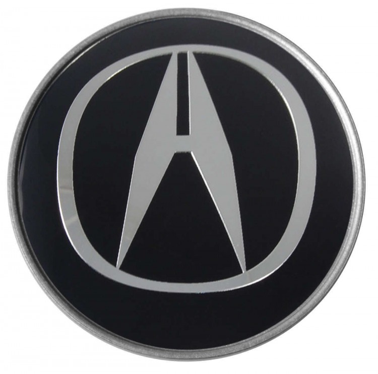 Колпачок на диски Acura 60/55/7 черный/хром