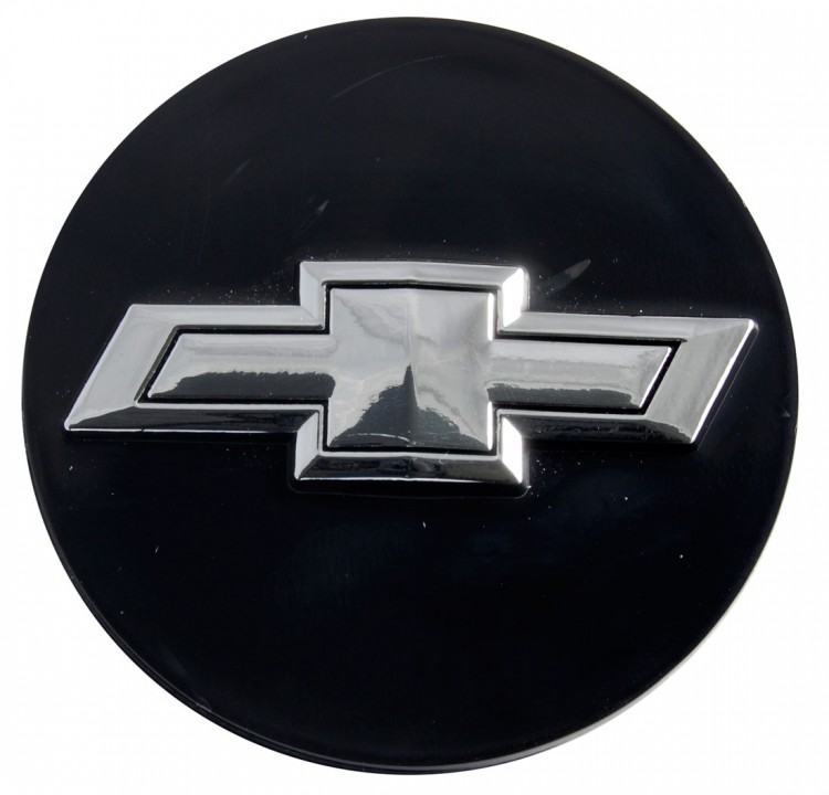 Колпачок на диски Chevrolet 65/60/12, черный и хром