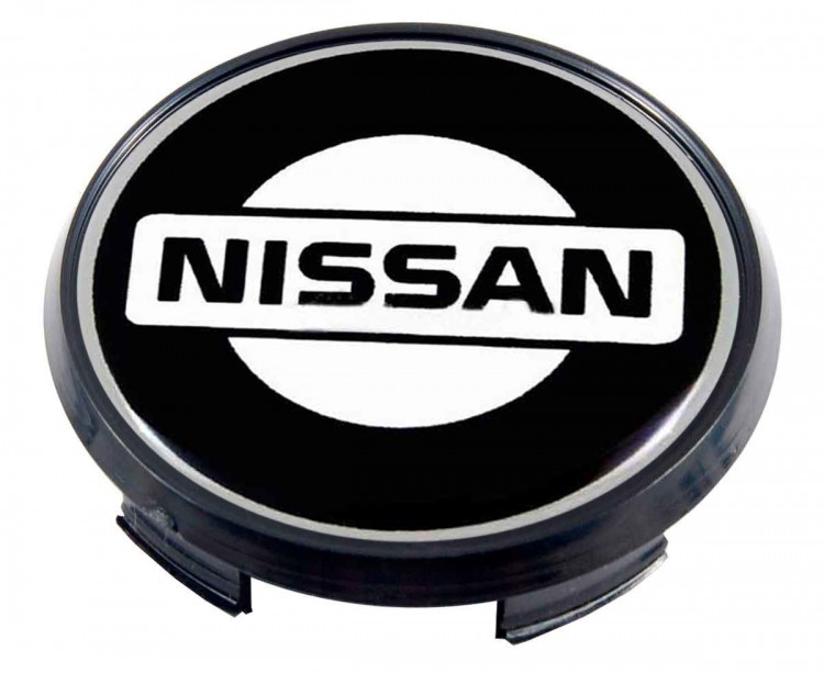 Колпачок литого диска Nissan 63/56/10 черный