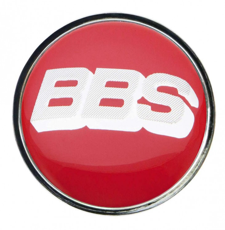 Колпачок ступицы BBS (63/59/7) хром красный 