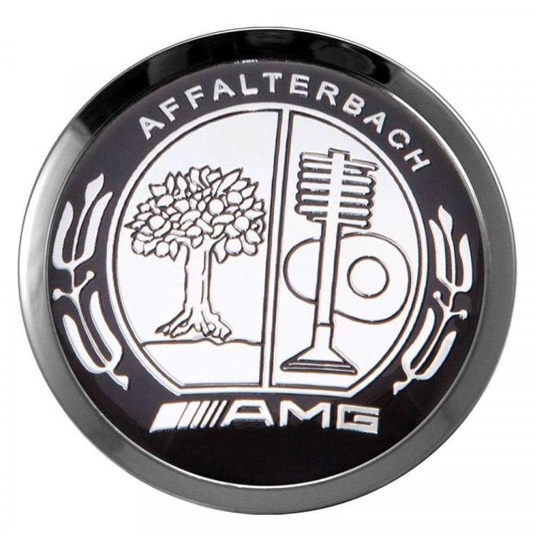 Заглушки для диска со стикером Mercedes Amg (64/60/6) 