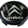 Колпачок литого диска Citroen 63/56/10 черный