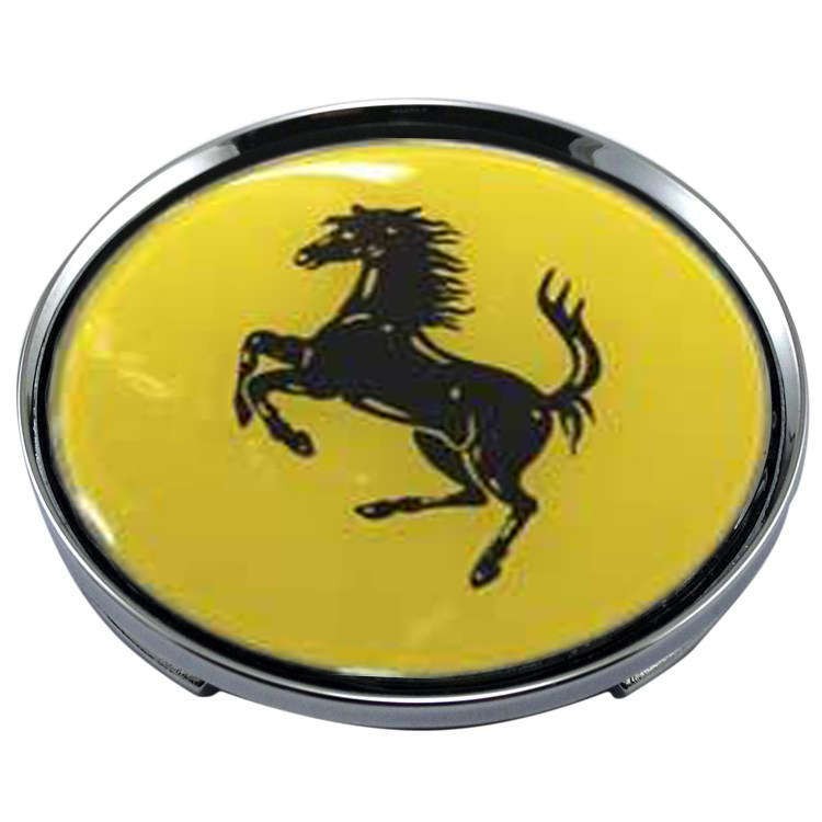 Колпачки на диски Ferrari 65/60/12 желтый
