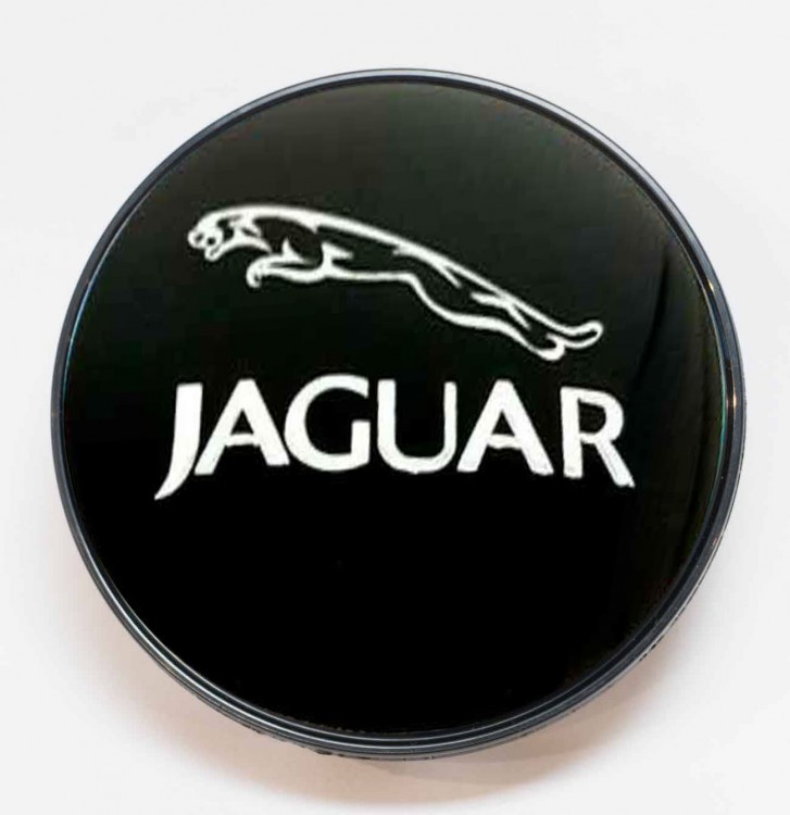 Заглушка литого диска Jaguar 67/56/16 черный 