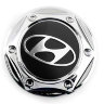 Колпачок на диски Hyundai 68/62/10 хром-черный гайка