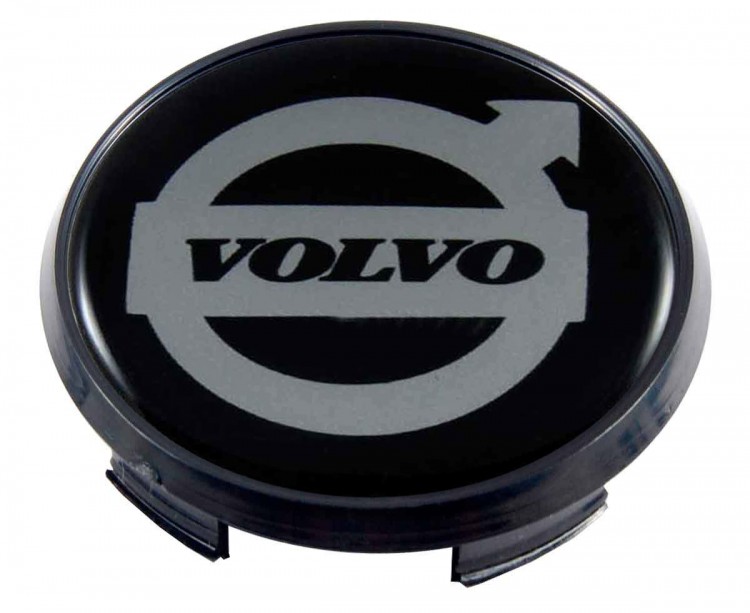 Колпачок литого диска Volvo 63/56/10 черный