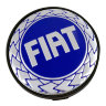 Колпачок на диски Fiat 65/60/10 серебро синий