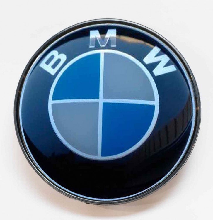 Заглушка литого диска BMW 68/65/12 черный 