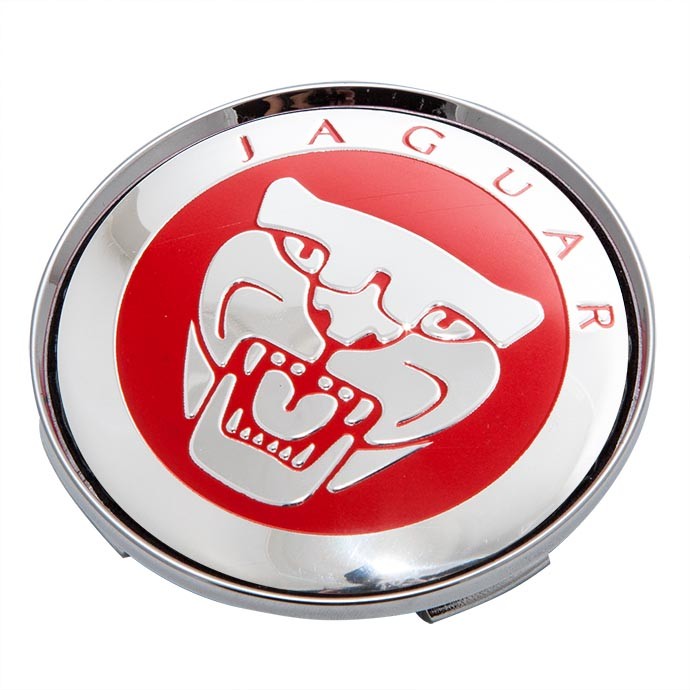 Колпачки на диски 62/56/8 со стикером Jaguar 