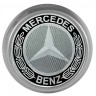 Заглушка на диски Mercedes Benz 74/70/9 хром черный