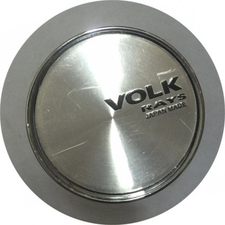 Колпачок на литые диски VOLK 68/63/10 конус хром
