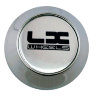 Колпачок на диски LX wheels 60/56/9 silver конус   