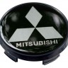 Колпачок литого диска Mitsubishi 63/56/10 черный