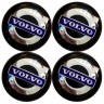 Колпачок на диски Volvo K&K (КиК) Рапид 63/55/6 черный с синим