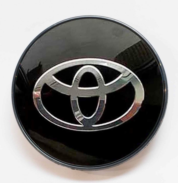 Заглушка литого диска Toyota 67/56/16 черный 