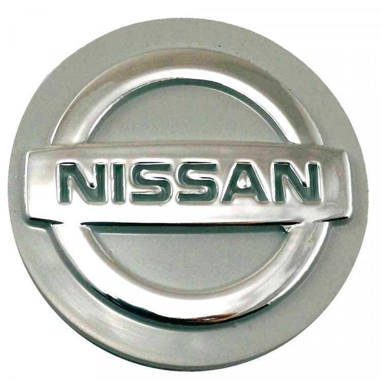 Колпачок для дисков Nissan 63/55/7 milk/chrome  