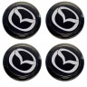 Комплект колпачков для диска Mazda  63/56/12 black  

