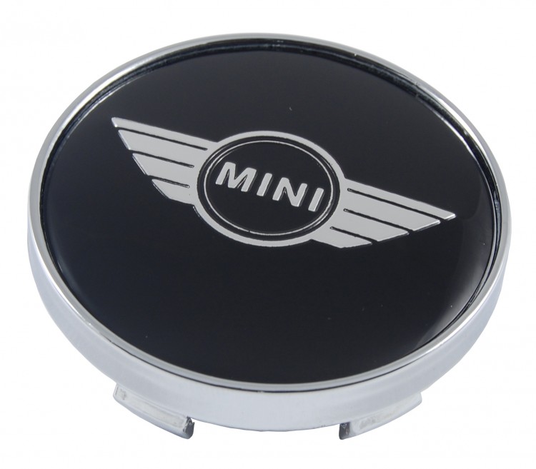 Колпачок на диски MINI Cooper 60/56/9 черный-хром